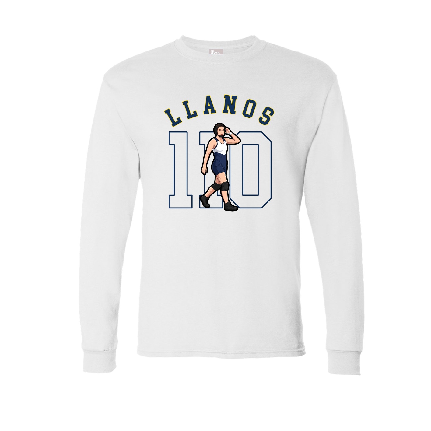 Long Sleeve Tee — Shirsey Arch in White