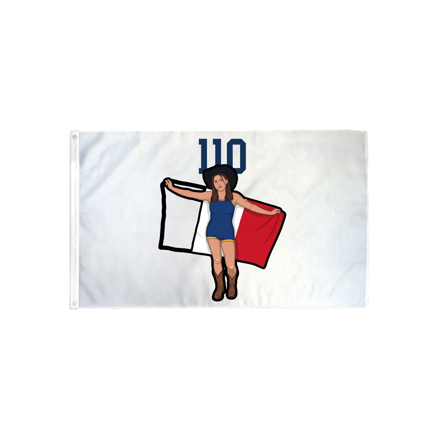 3x5 Flag — Number Top in Classic