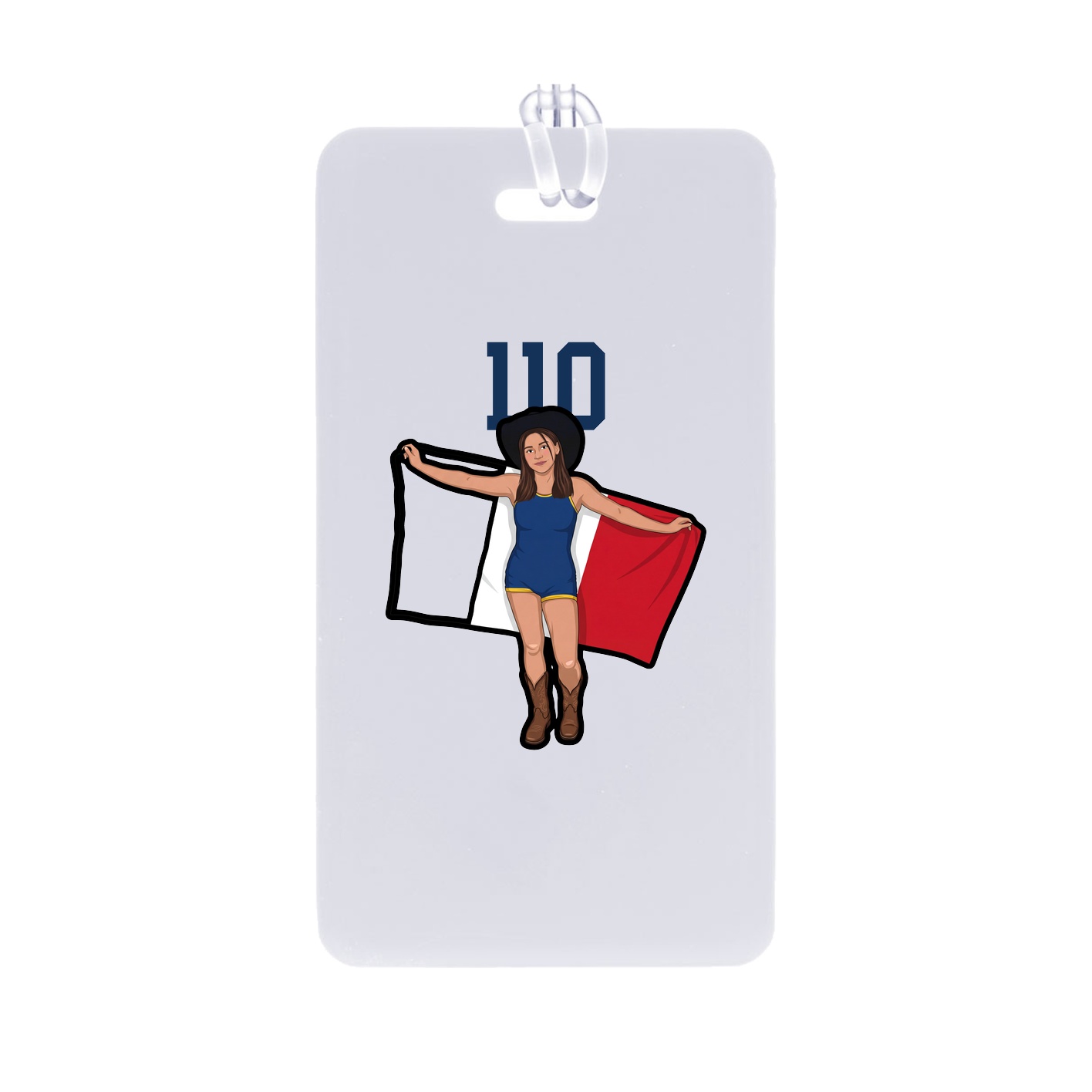 Bag Tag — Number Top in Classic