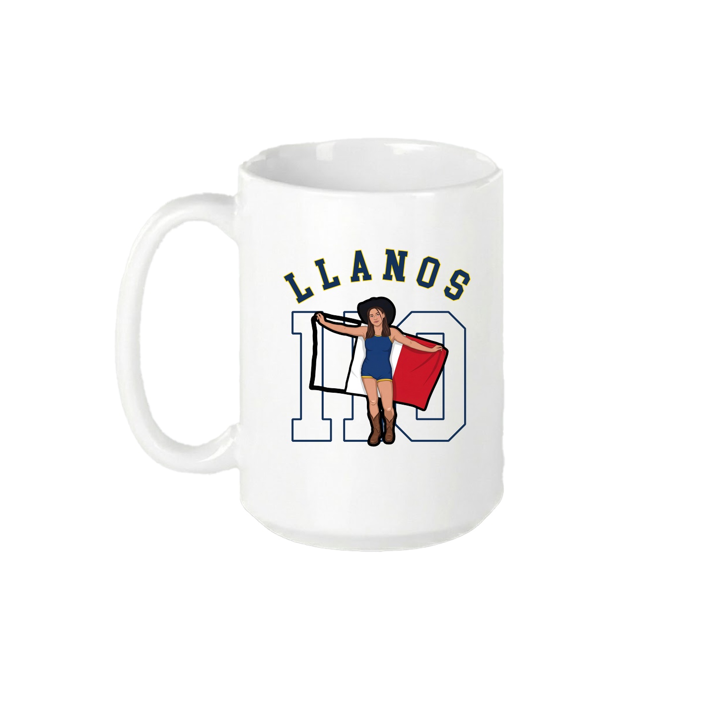 15oz Coffee Mug — Shirsey Arch in White