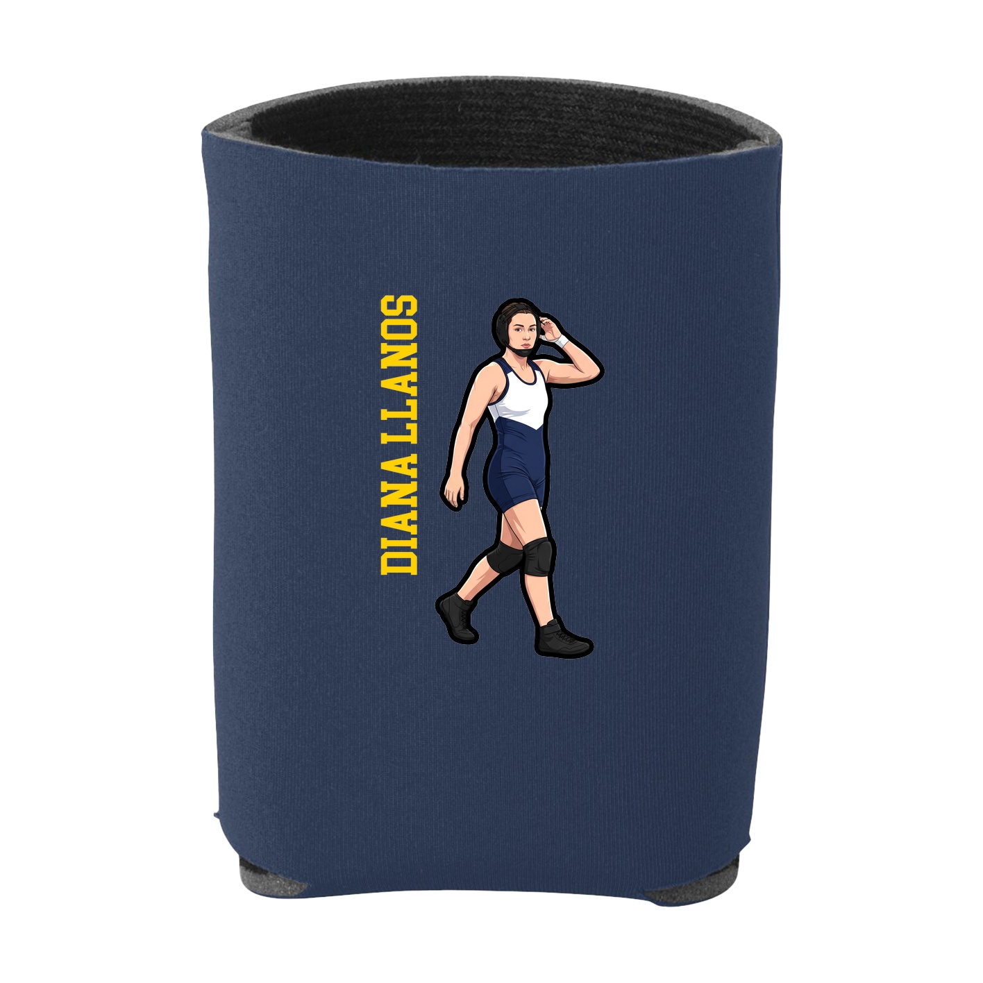 Can Holder — Name Vertical in Navy