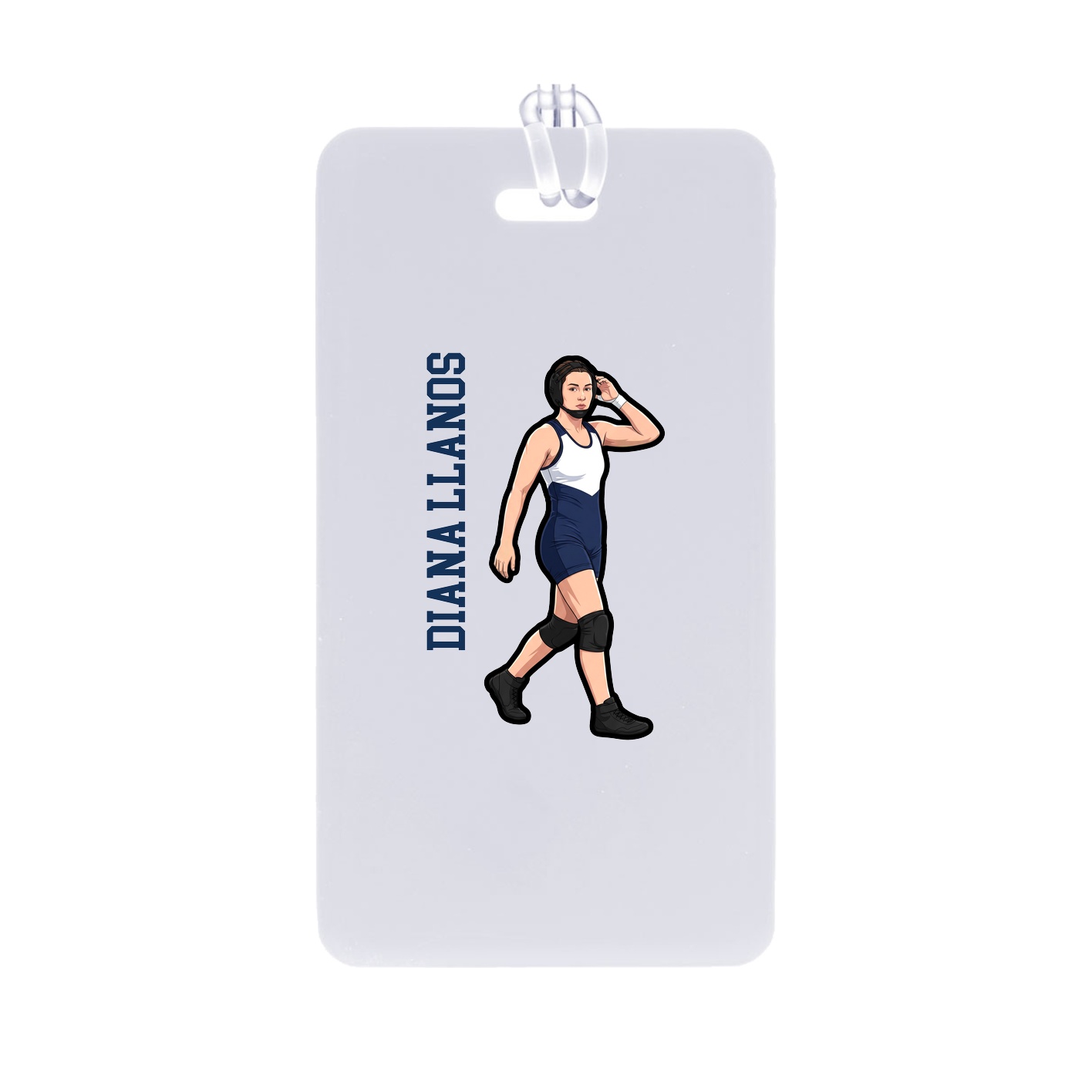 Bag Tag — Name Vertical in Classic