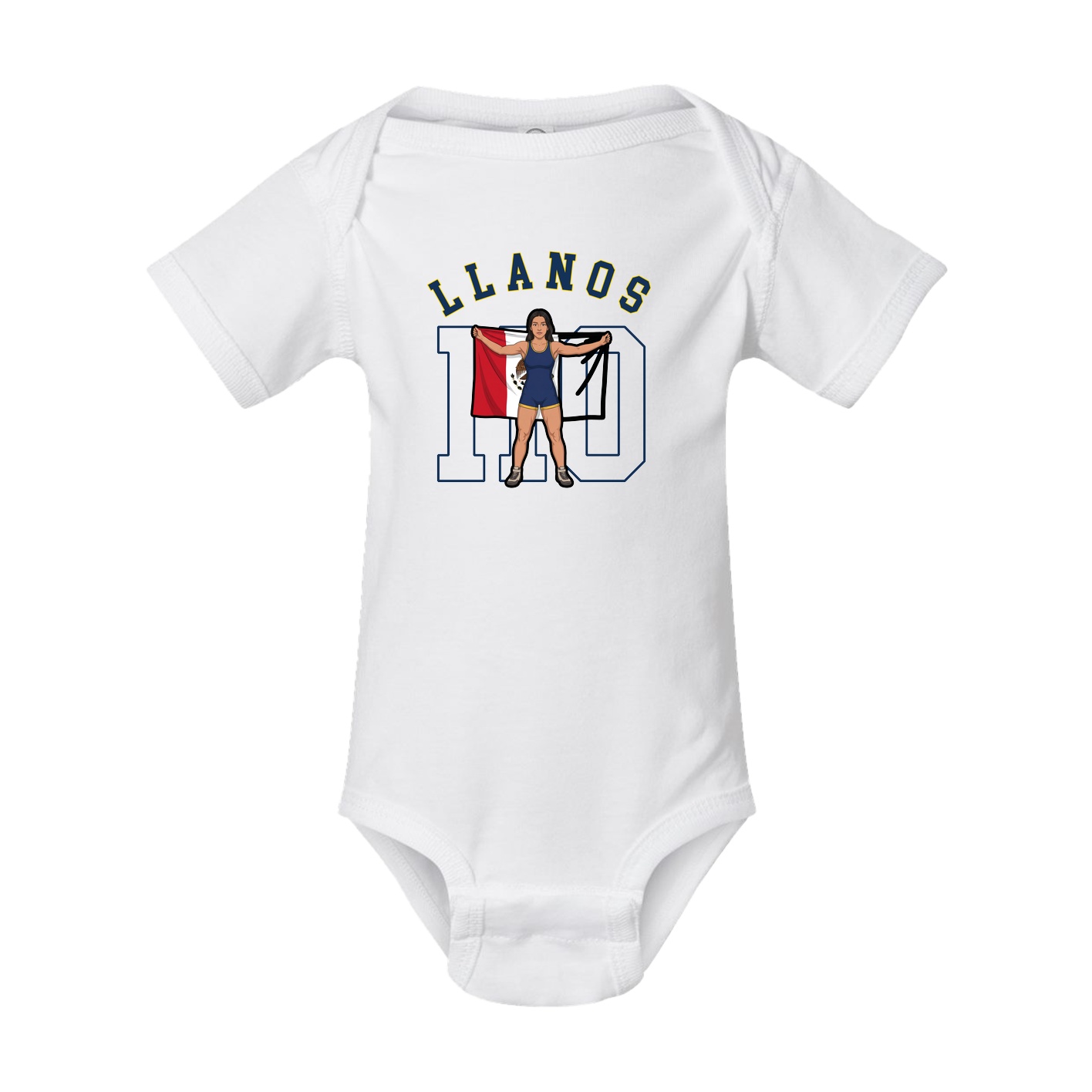 Baby Onesie — Shirsey Arch in White