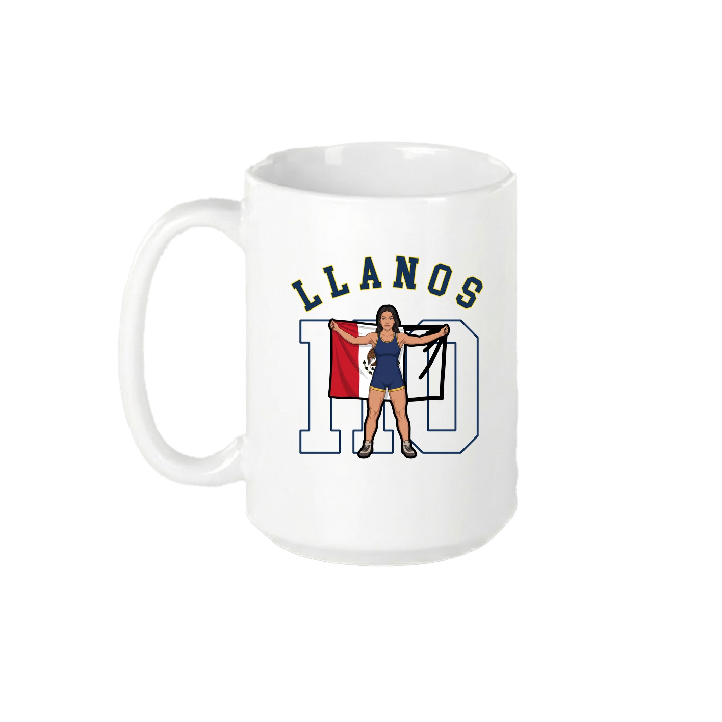 15oz Coffee Mug — Shirsey Arch in White