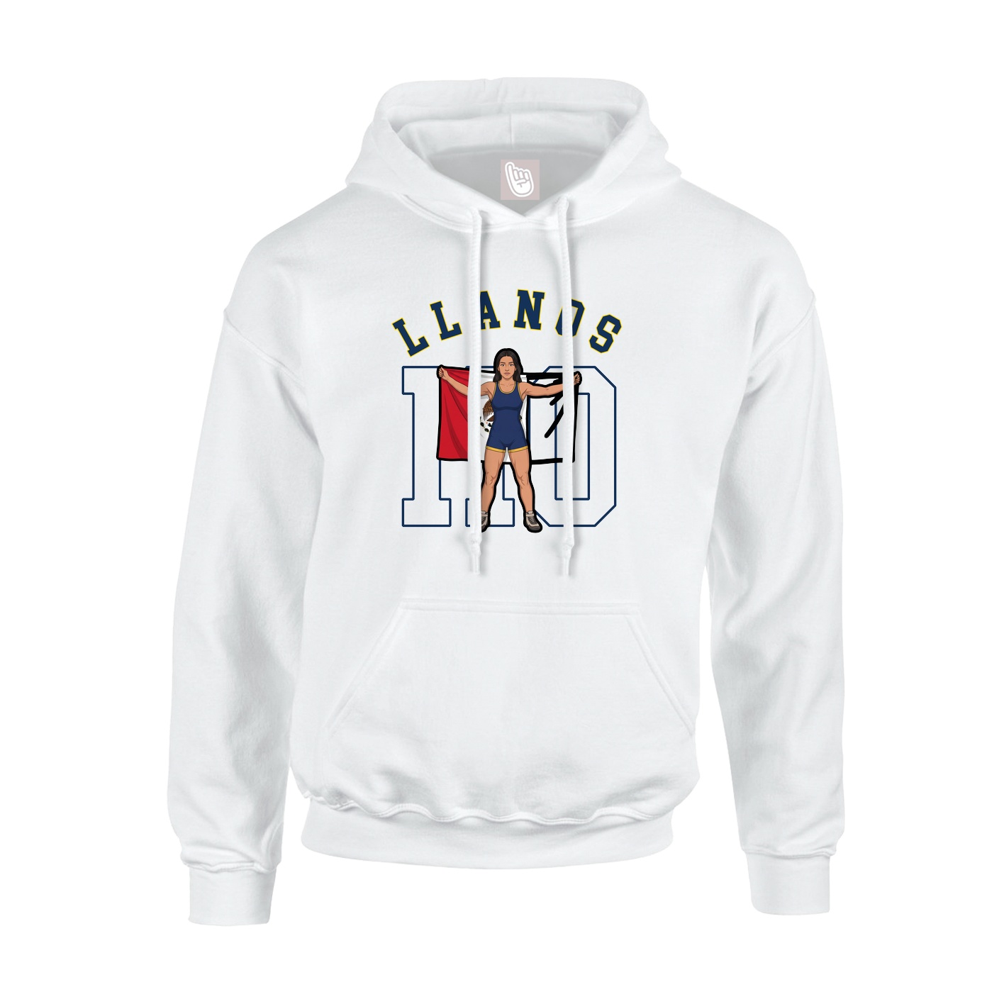 Hoodie — Shirsey Arch in White