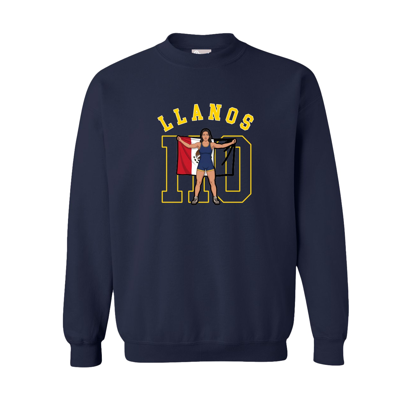 Fleece Crew — Shirsey Arch in Navy