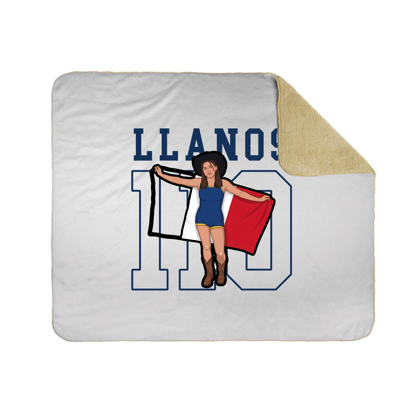 Throw Blanket — Shirsey in White