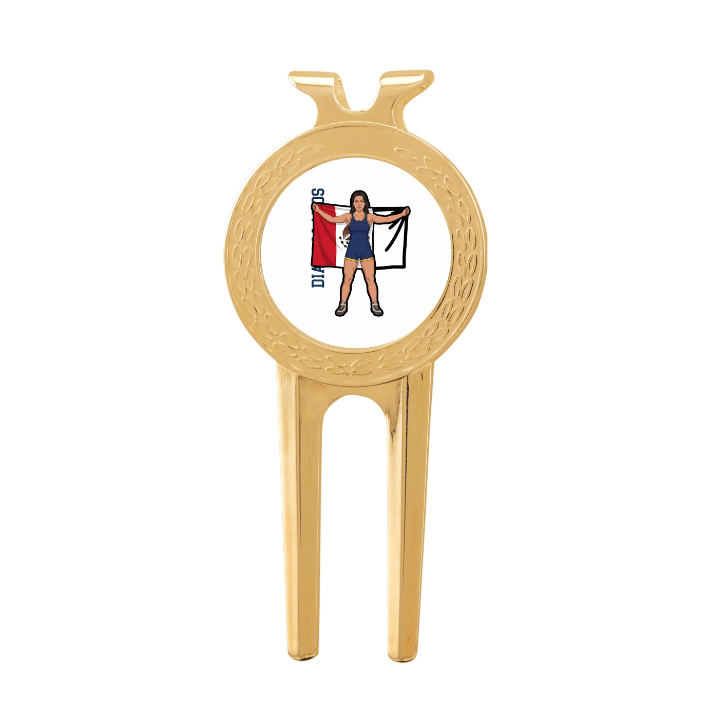 Divot Tool with Ball Marker — Name Vertical in Classic