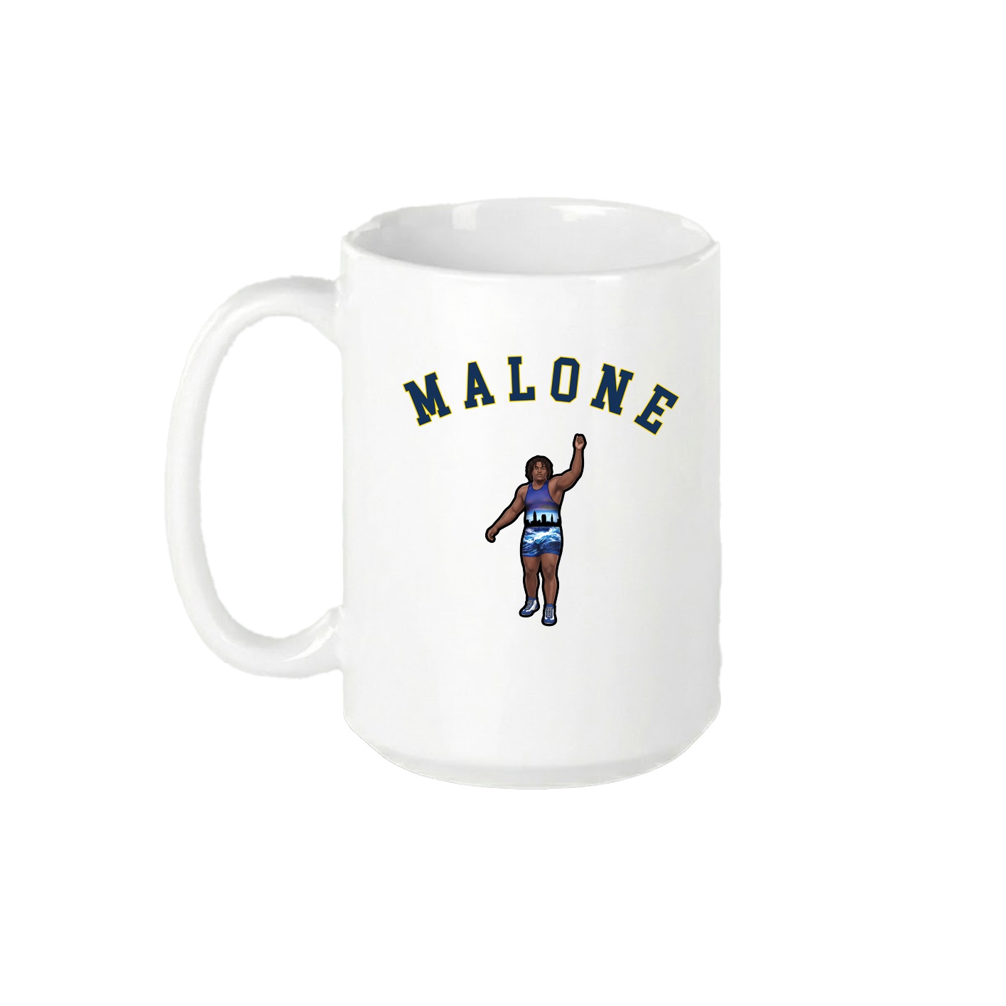 15oz Coffee Mug — Shirsey Arch in White