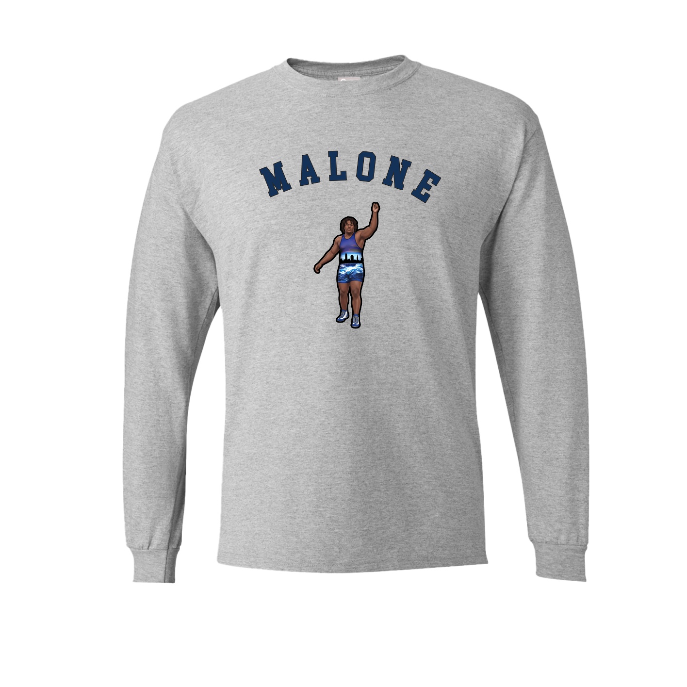 Long Sleeve Tee — Shirsey Arch in Grey