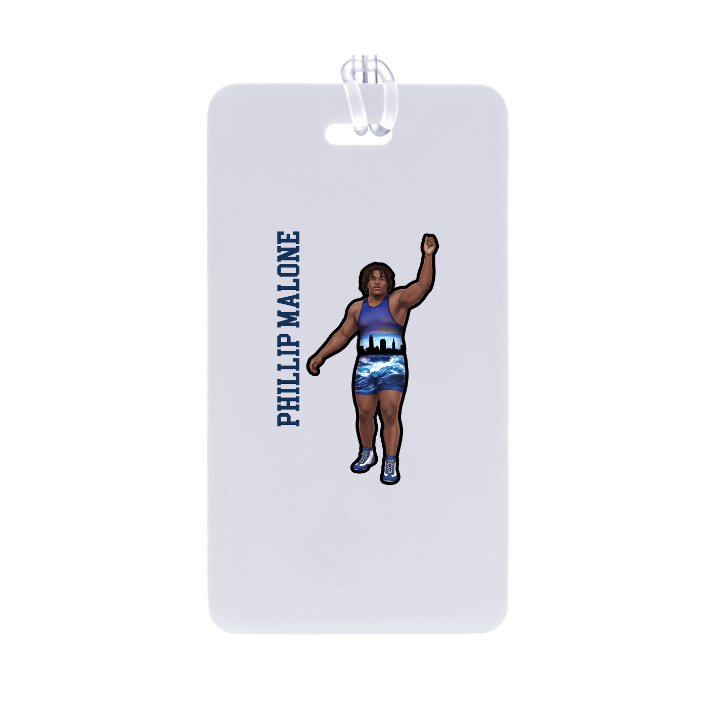 Bag Tag — Name Vertical in Classic