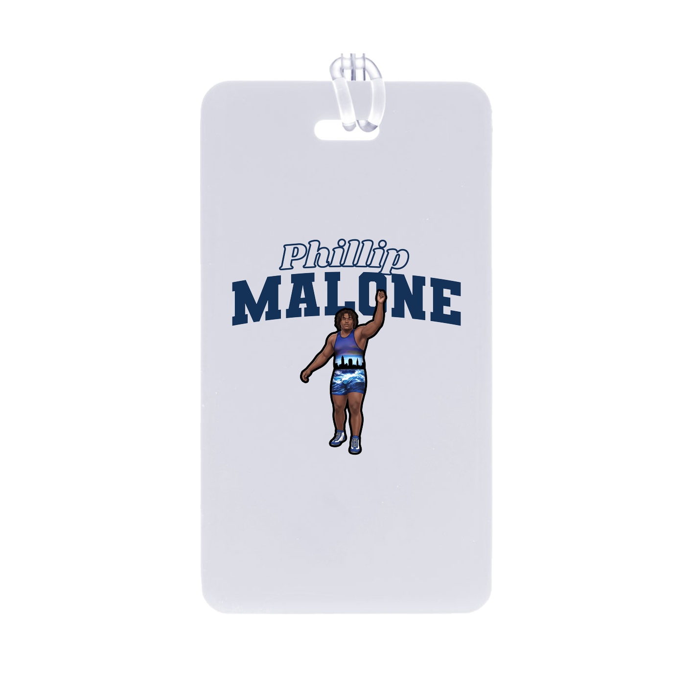Bag Tag — Name Arch in Classic