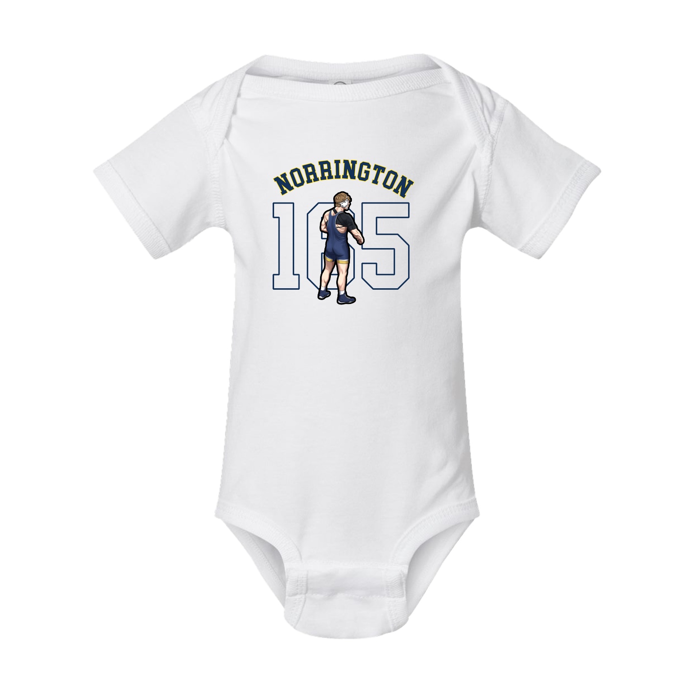 Baby Onesie — Shirsey Arch in White