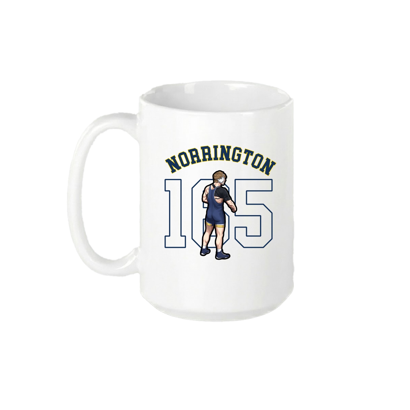 15oz Coffee Mug — Shirsey Arch in White