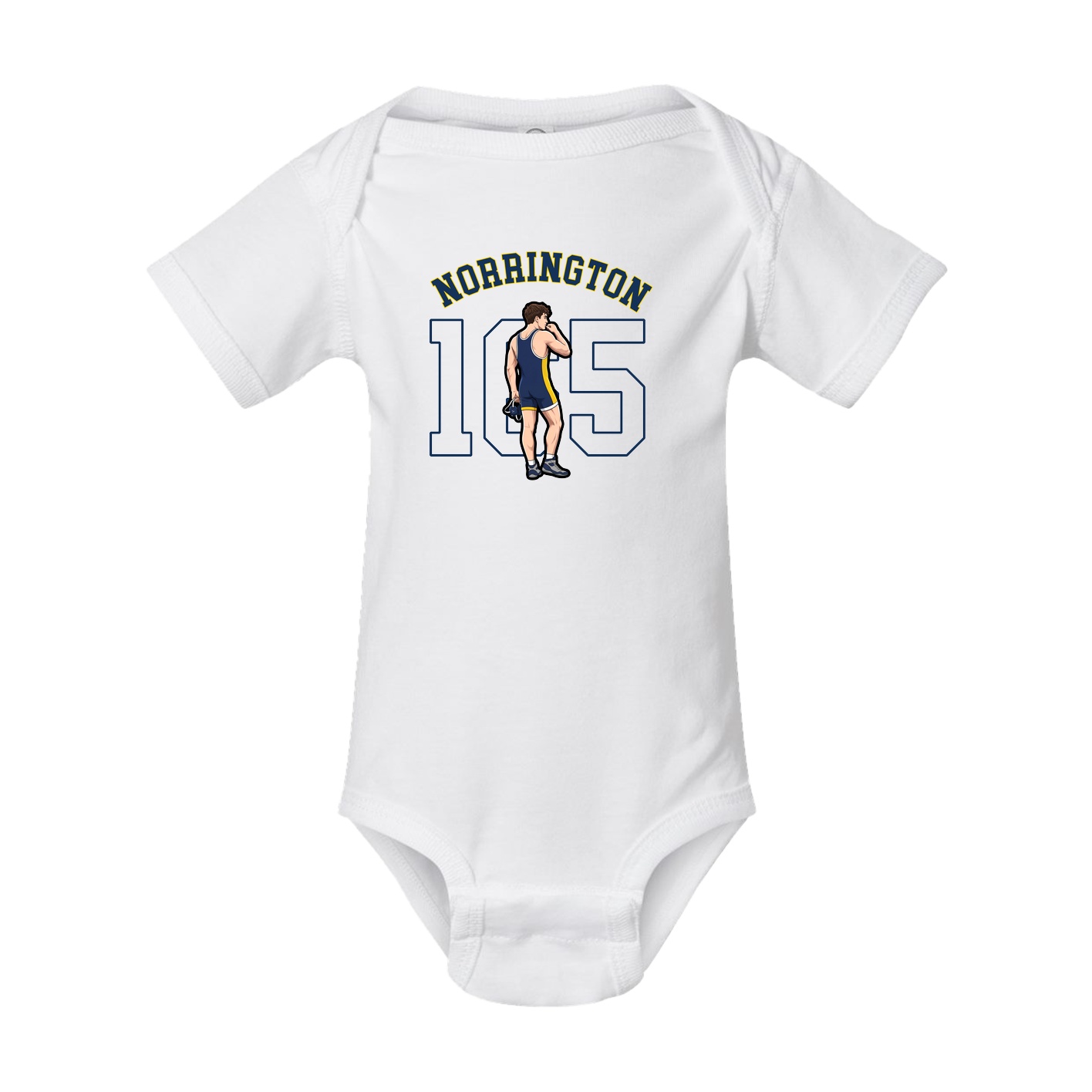 Baby Onesie — Shirsey Arch in White