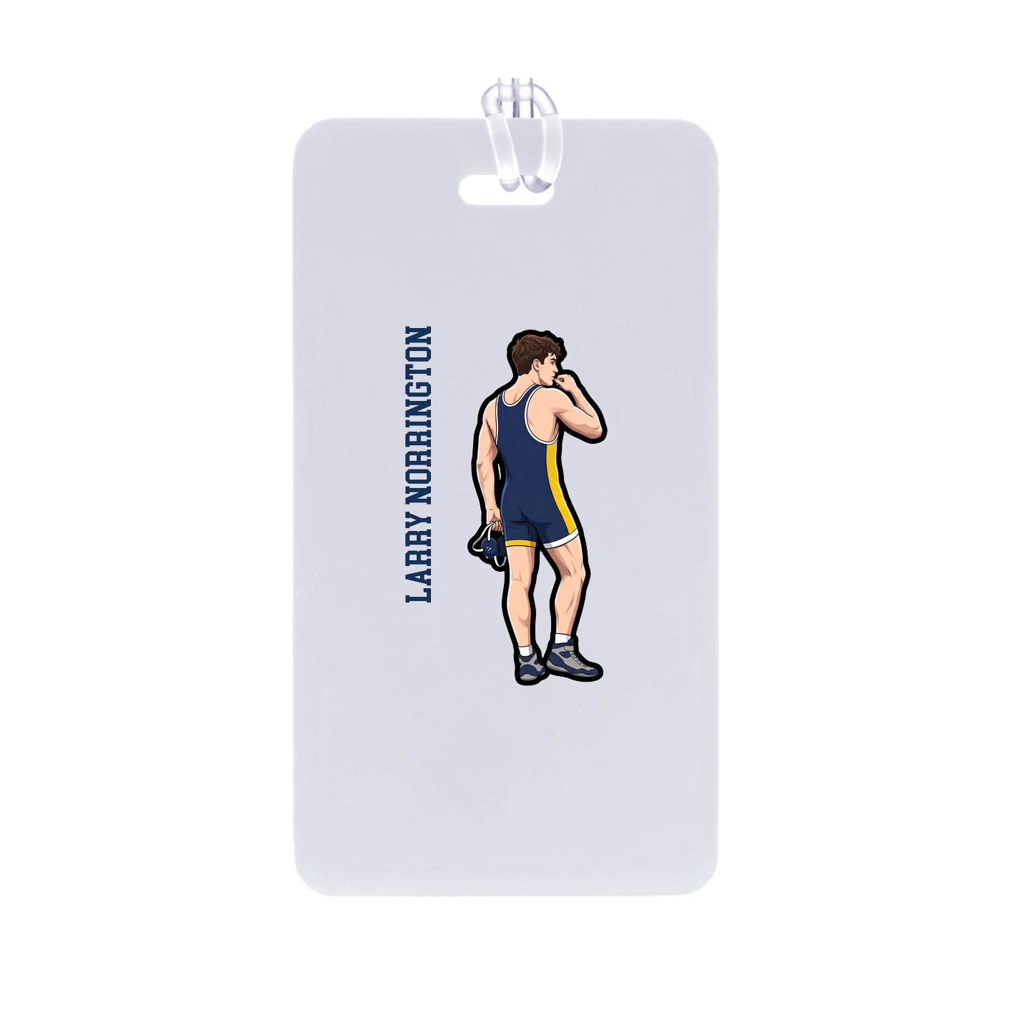 Bag Tag — Name Vertical in Classic