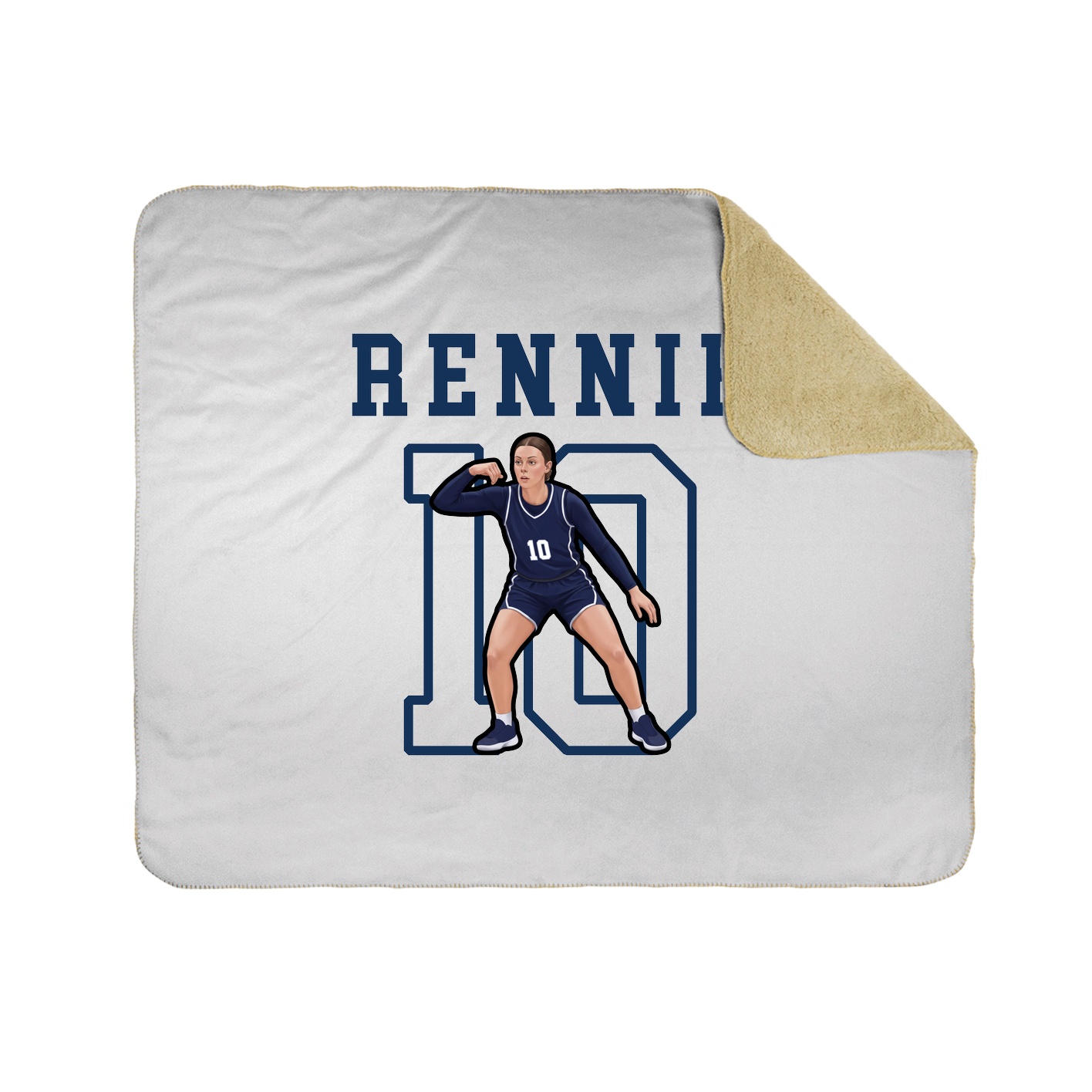 Throw Blanket — Shirsey in White