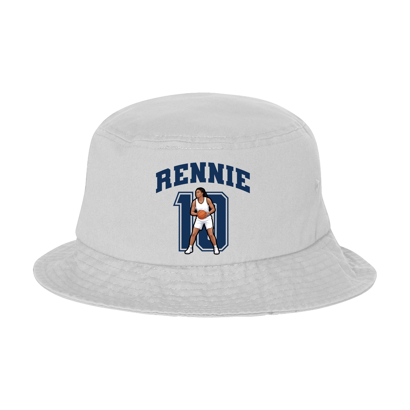 Bucket Cap — Number in White