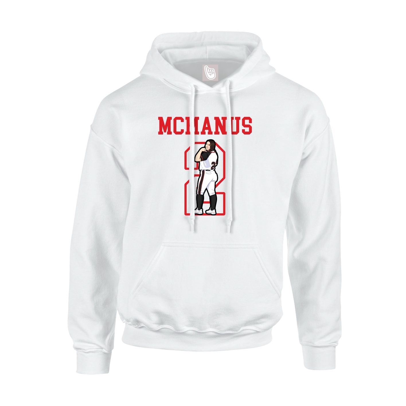 Youth Hoodie — Shirsey in White