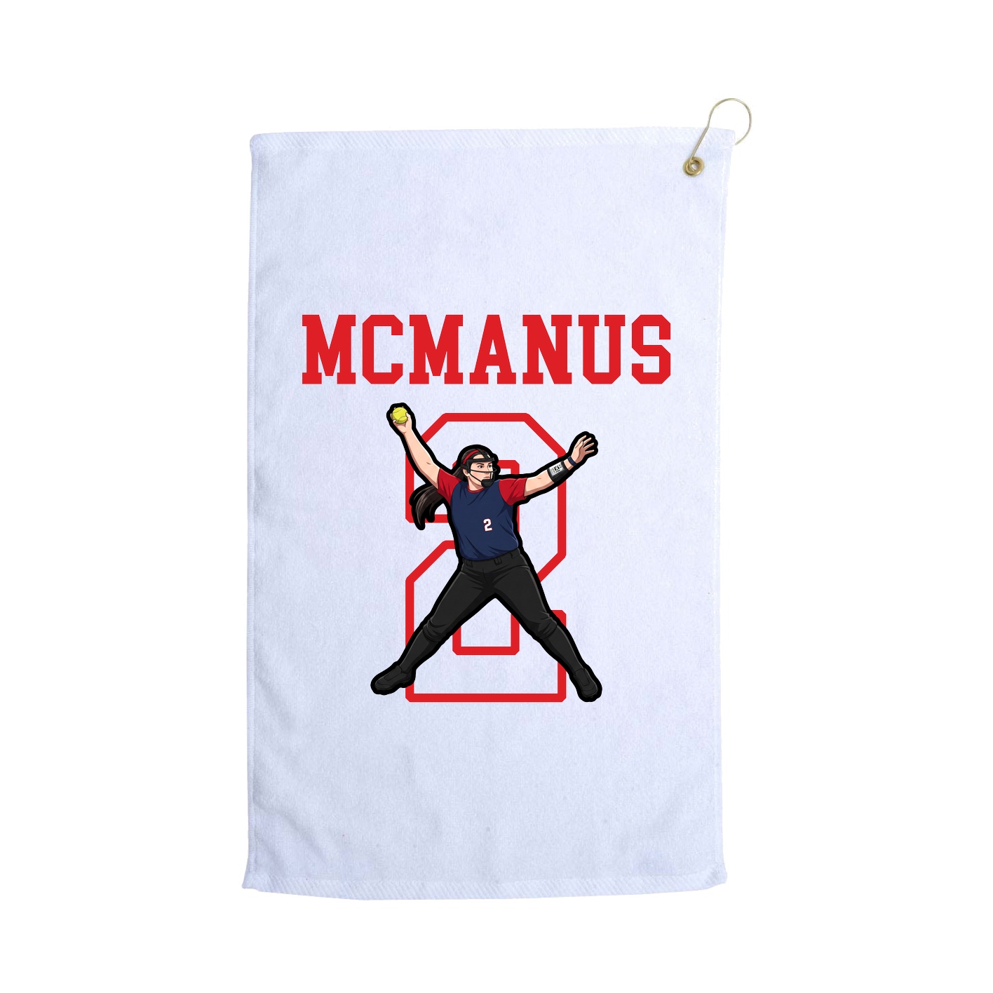 Golf Towel — Shirsey in White