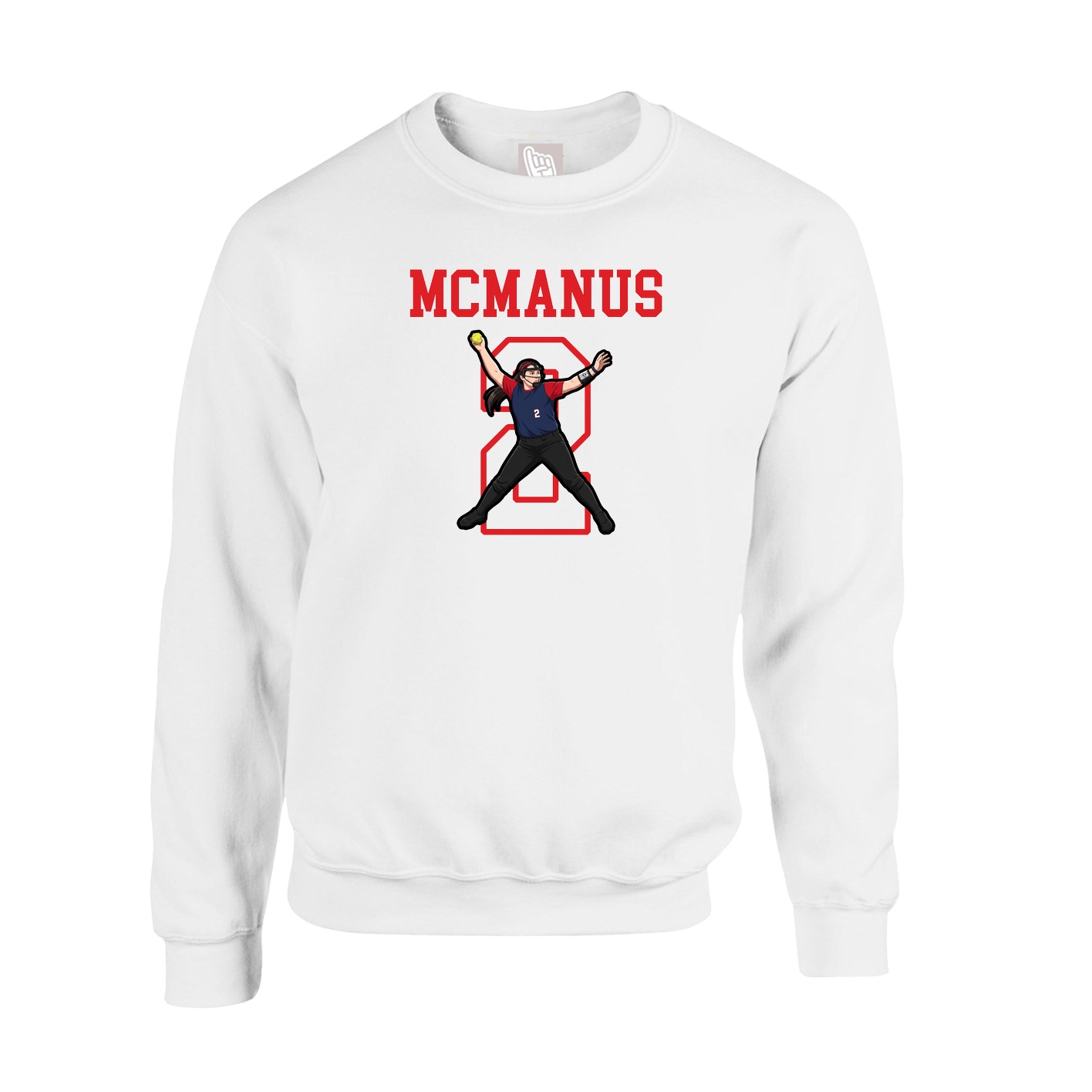 Fleece Crew — Shirsey in White