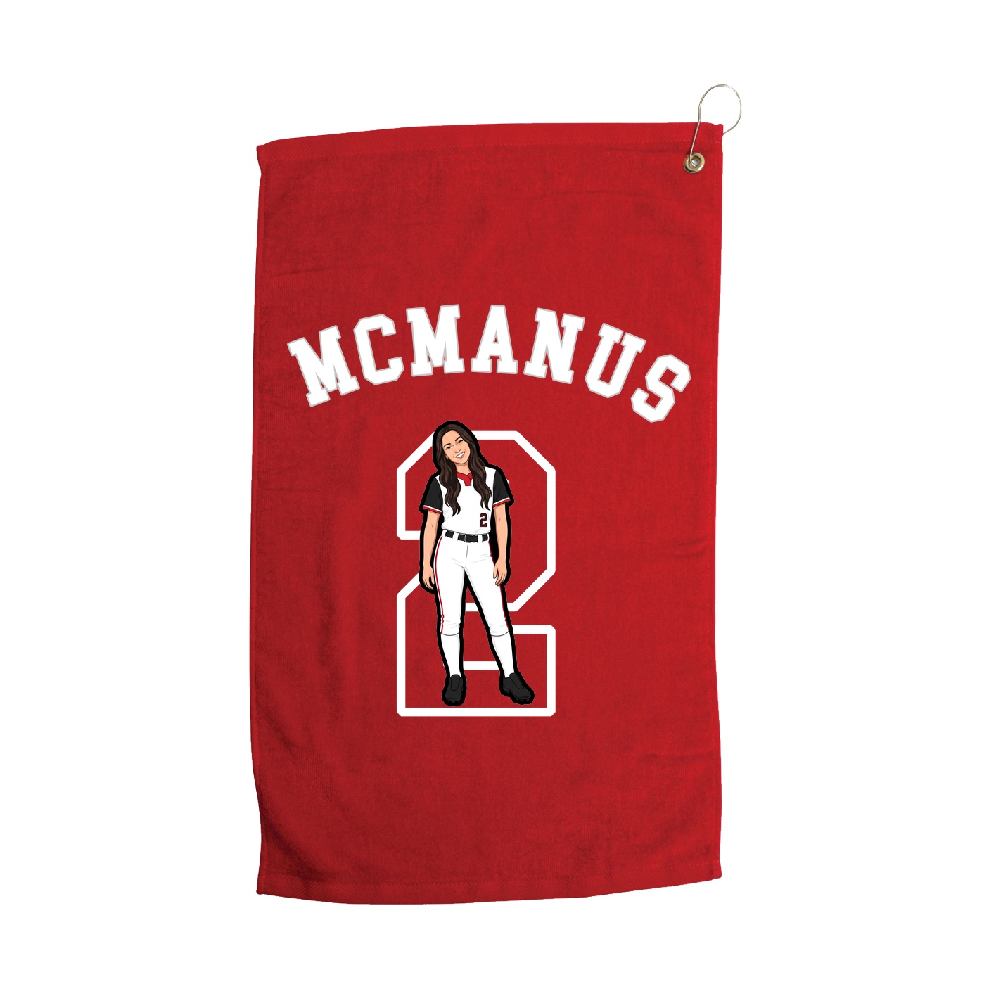 Golf Towel — Shirsey Arch in Red