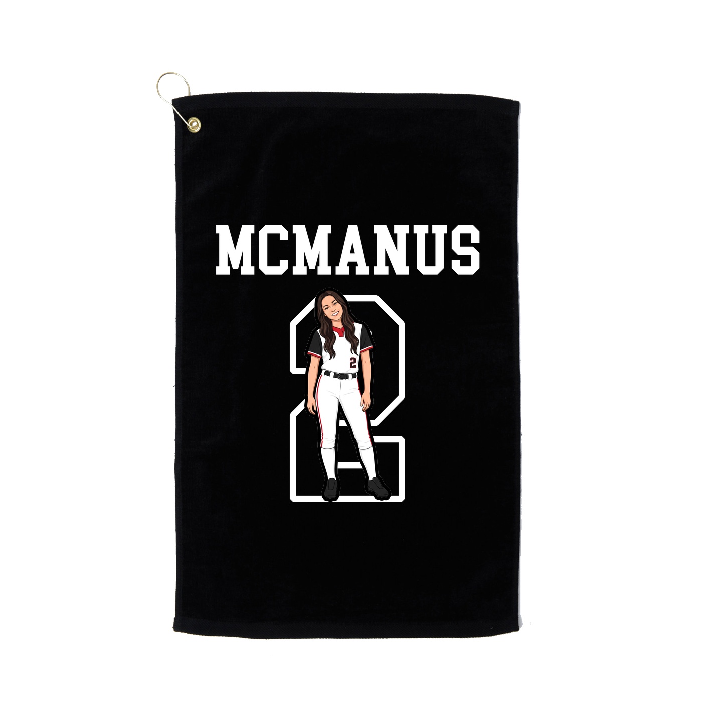 Golf Towel — Shirsey in Black