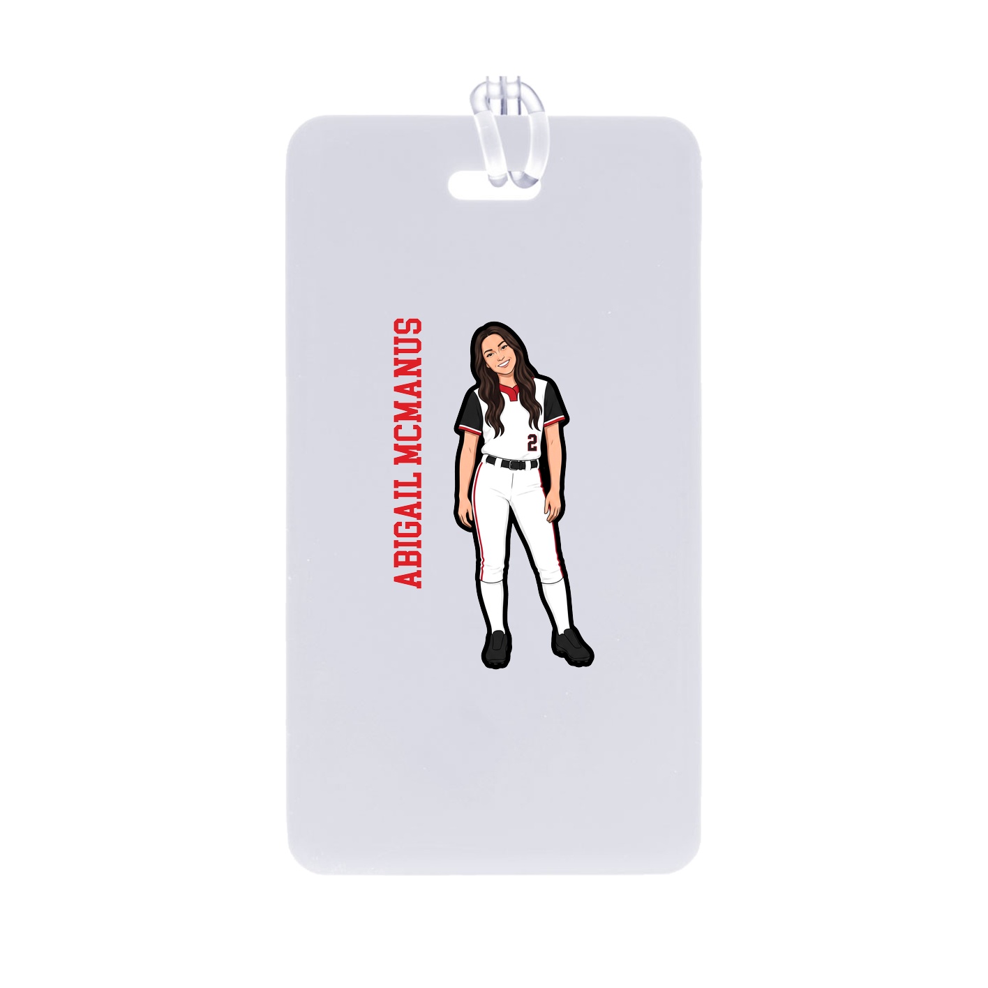 Bag Tag — Name Vertical in Classic