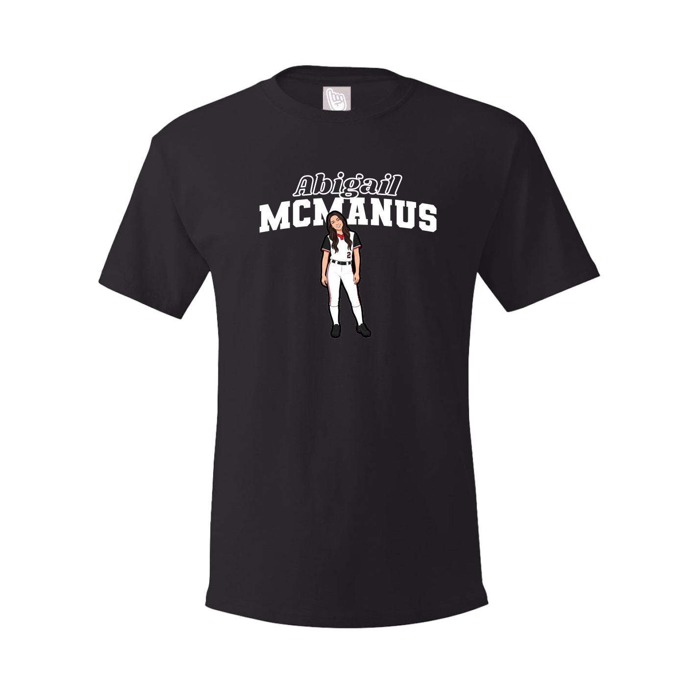 Youth Tee — Name Arch in Black