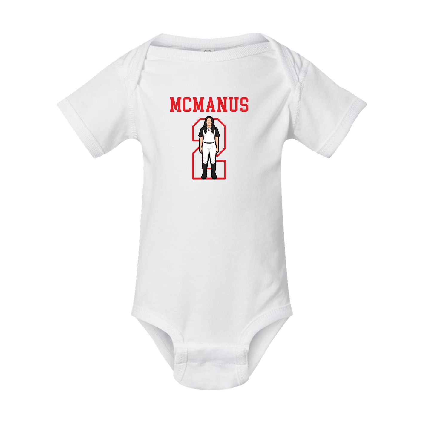 Baby Onesie — Shirsey in White