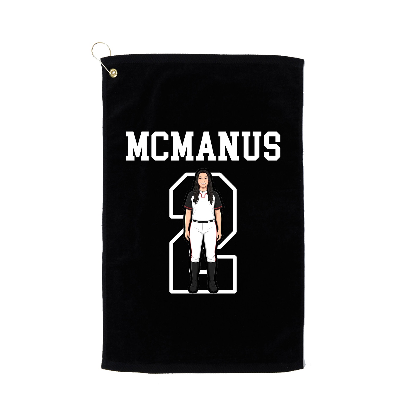 Golf Towel — Shirsey in Black