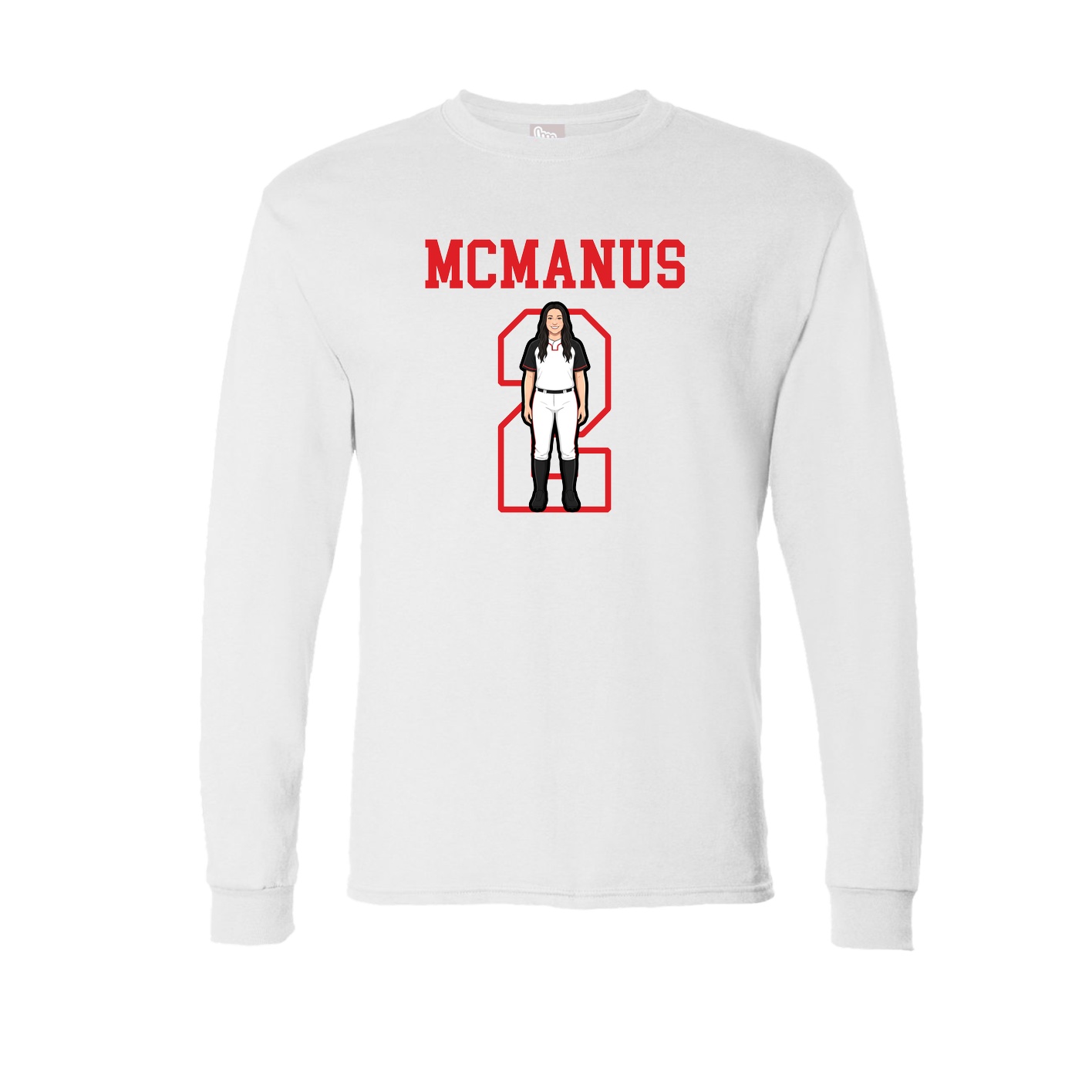 Long Sleeve Tee — Shirsey in White