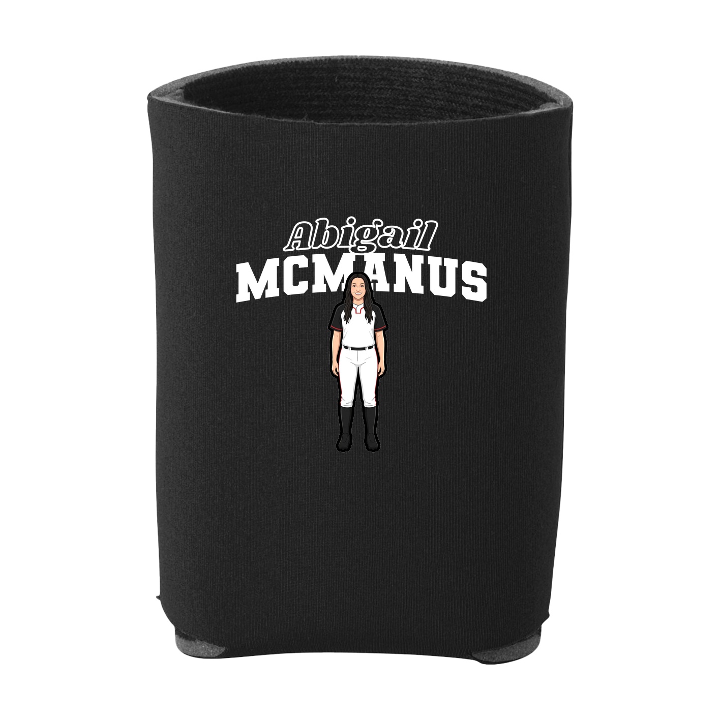 Can Holder — Name Arch in Black