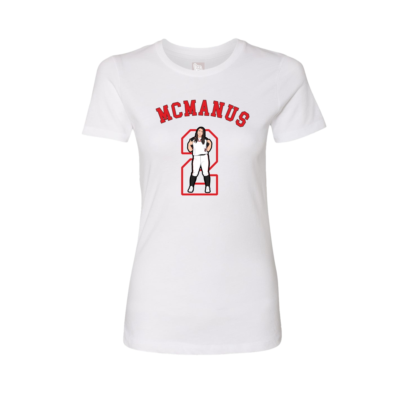 Womens Tee — Shirsey Arch in White