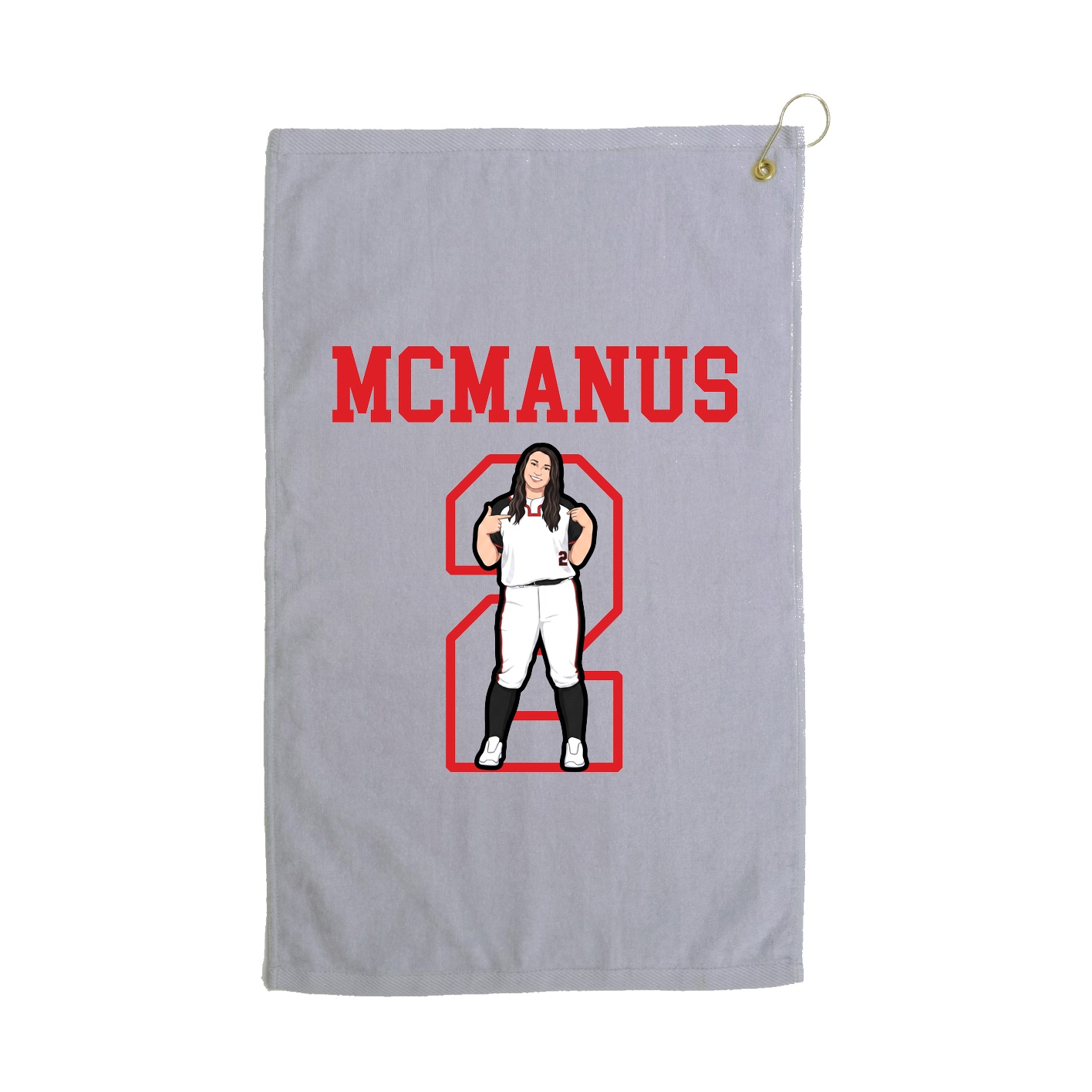 Golf Towel — Shirsey in Grey