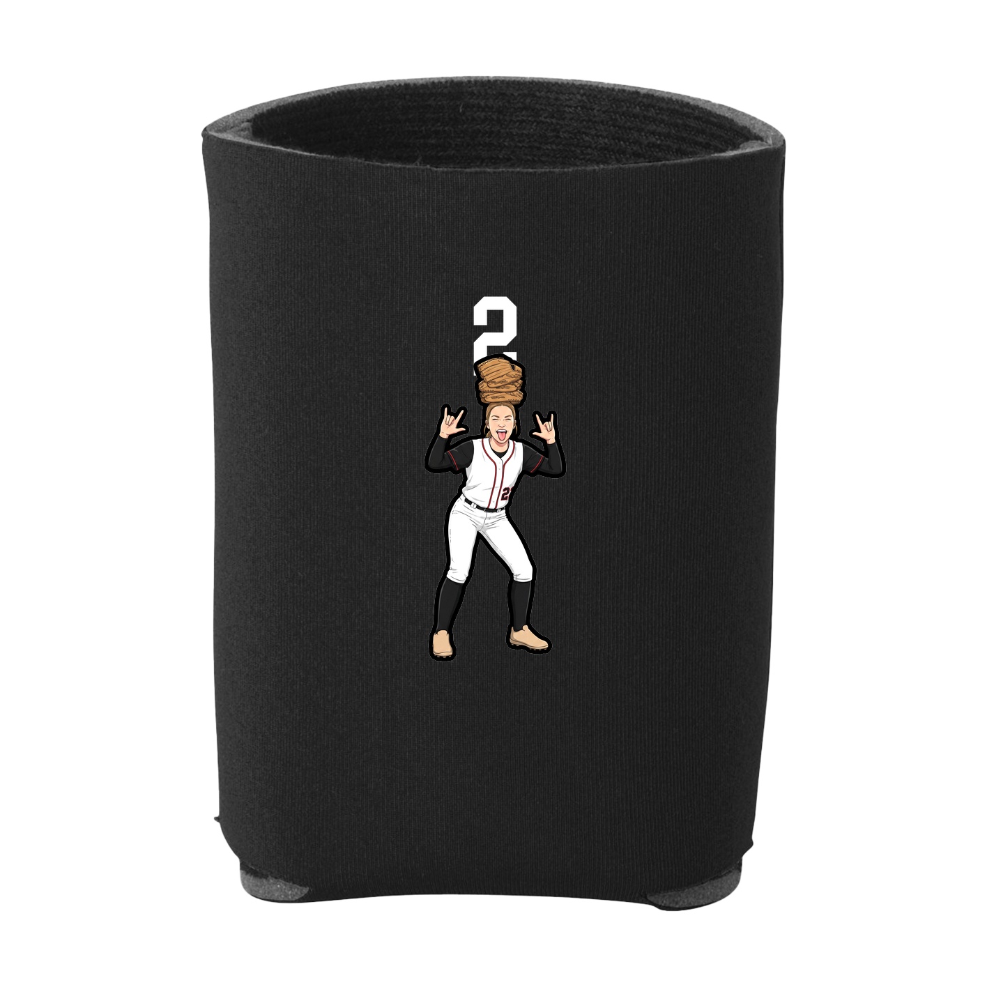 Can Holder — Number Top in Black