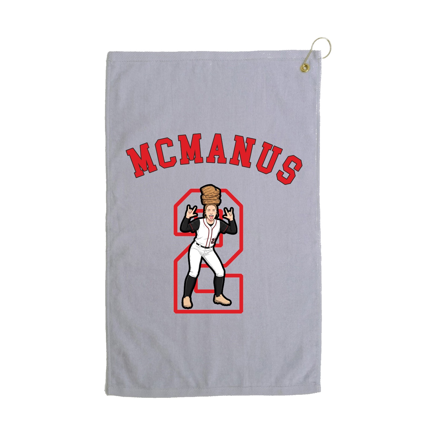Golf Towel — Shirsey Arch in Grey