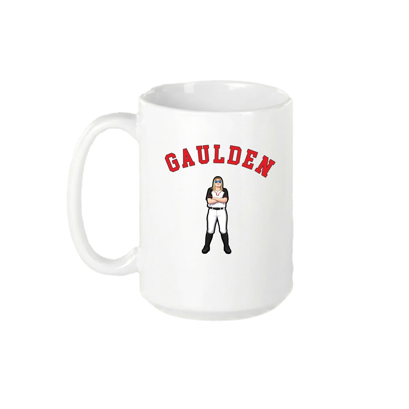 15oz Coffee Mug — Shirsey Arch in White