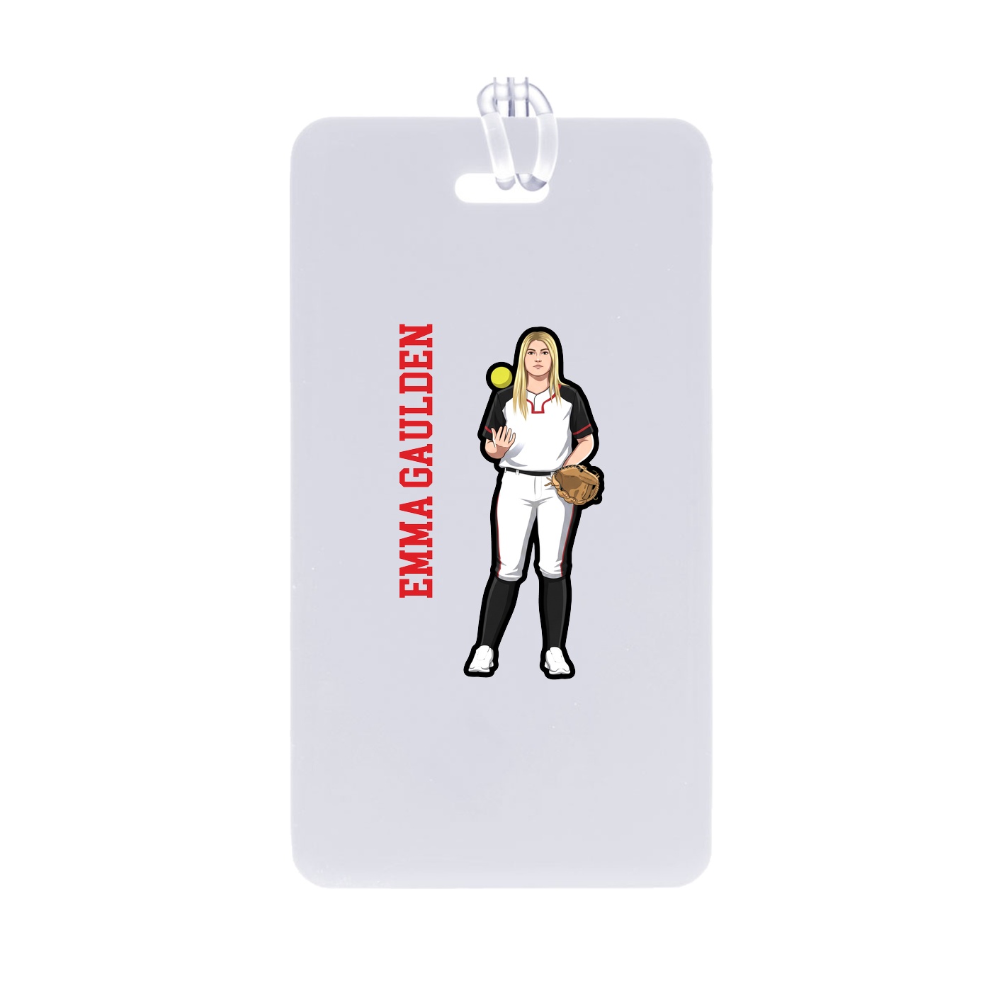Bag Tag — Name Vertical in Classic