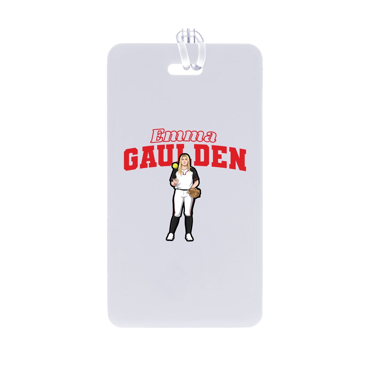 Bag Tag — Name Arch in Classic