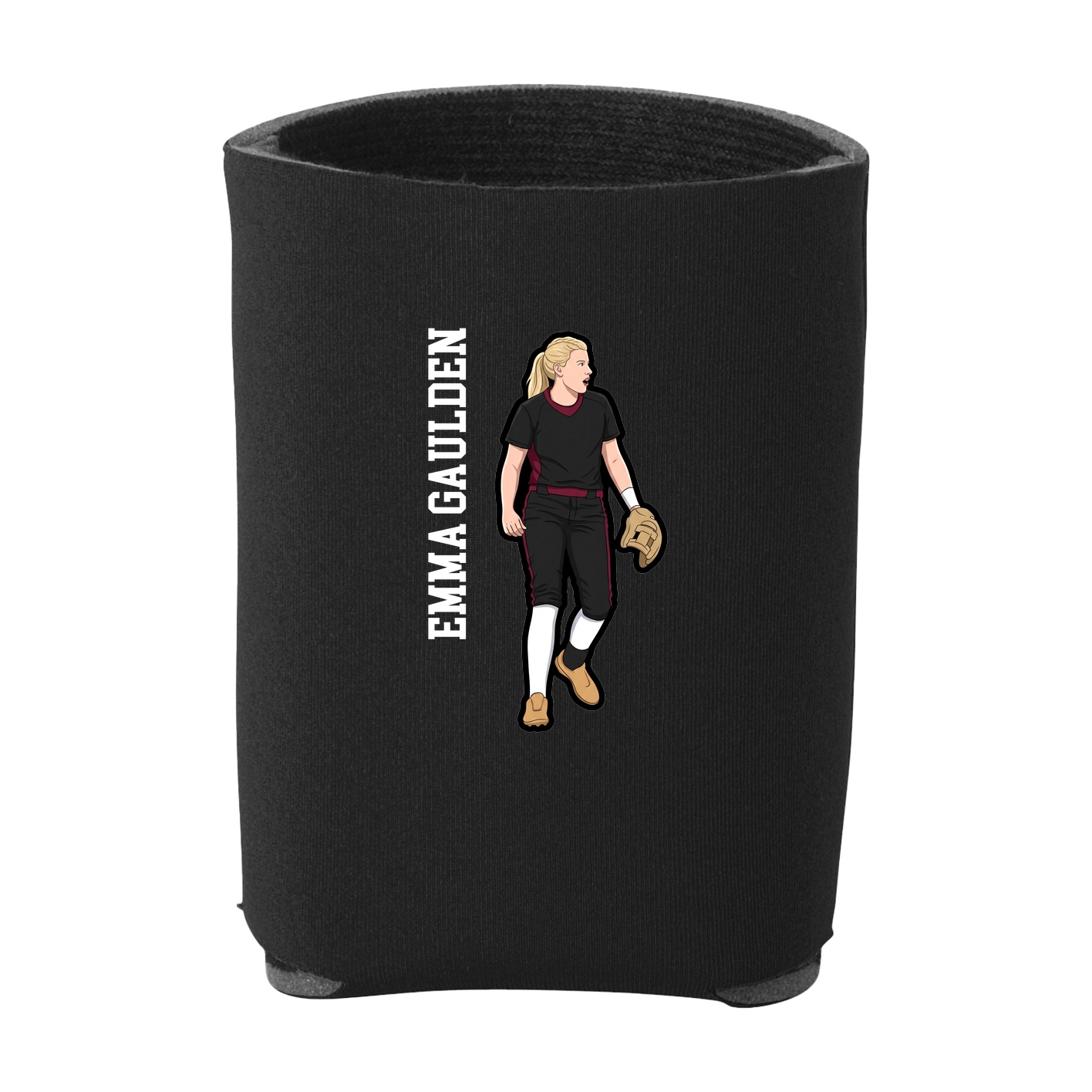 Can Holder — Name Vertical in Black