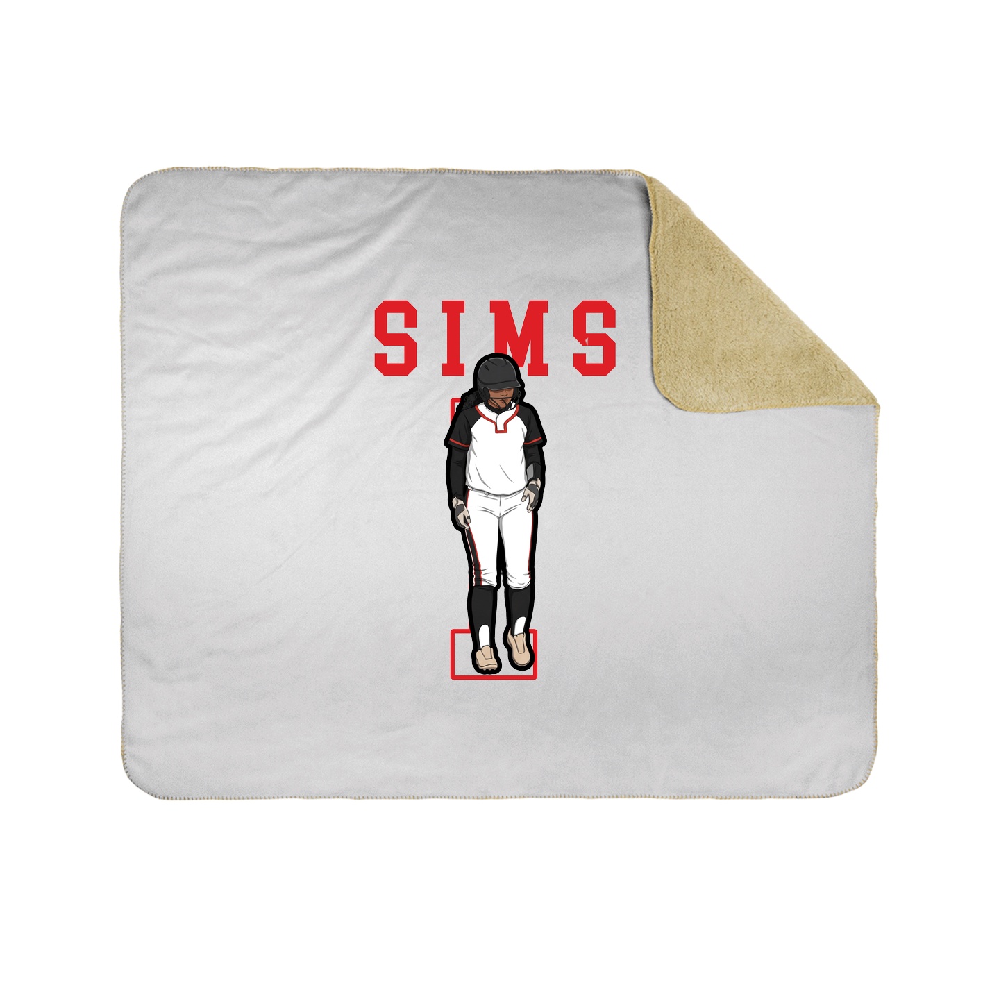50x60 Sherpa Lined Throw Blanket