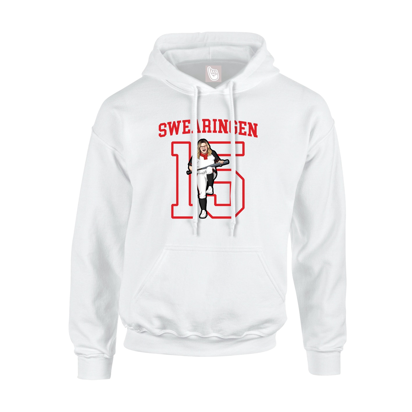 Hoodie — Shirsey in White