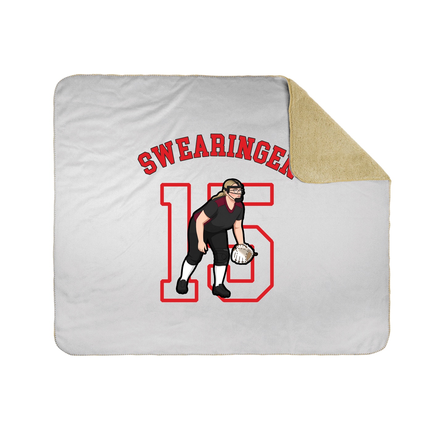 Throw Blanket — Shirsey Arch in White