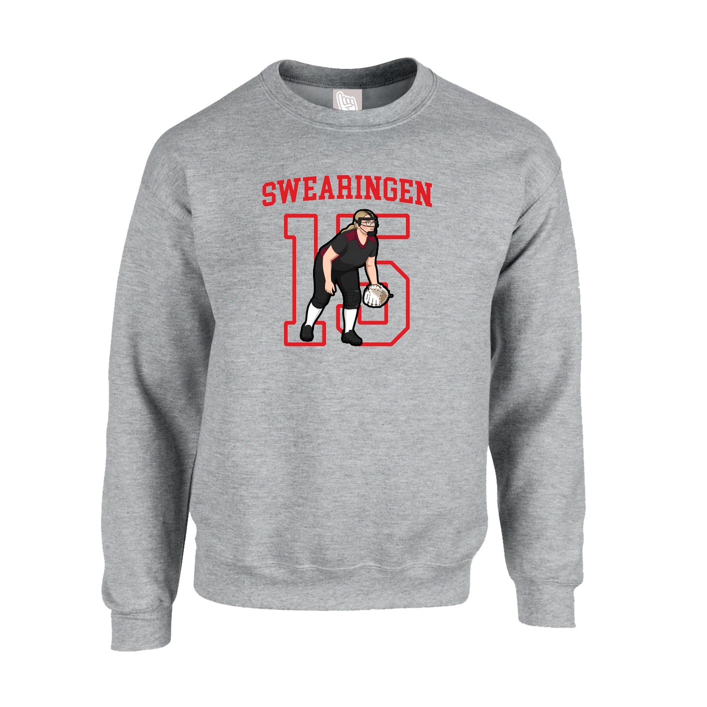 Fleece Crew — Shirsey in Grey