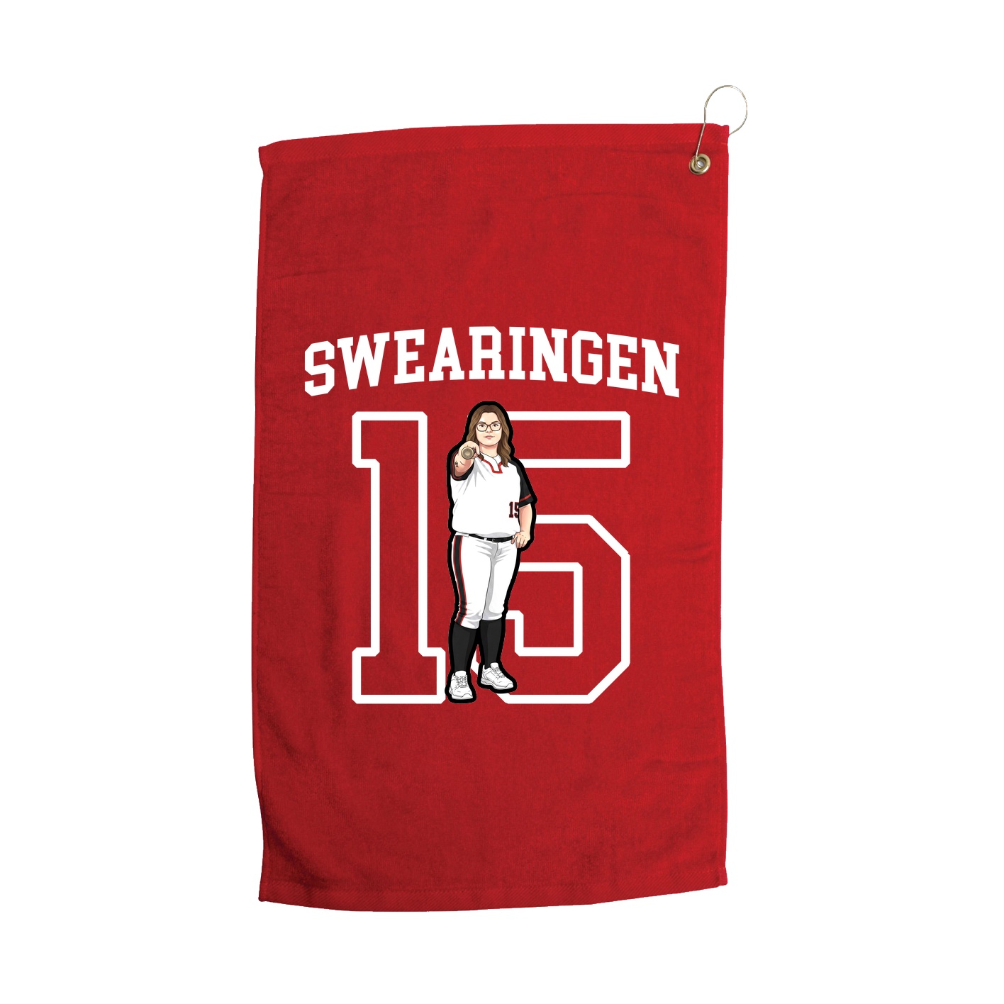 Golf Towel — Shirsey in Red