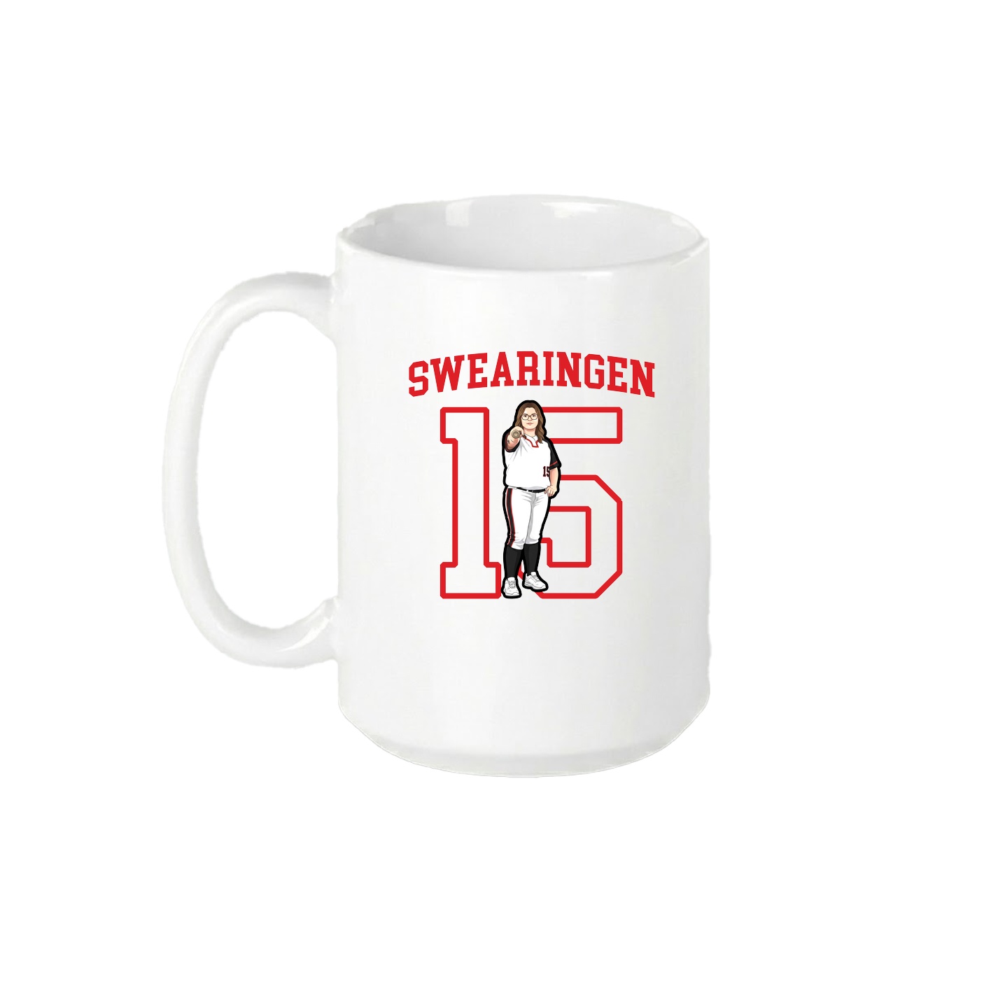 15oz Coffee Mug — Shirsey in White