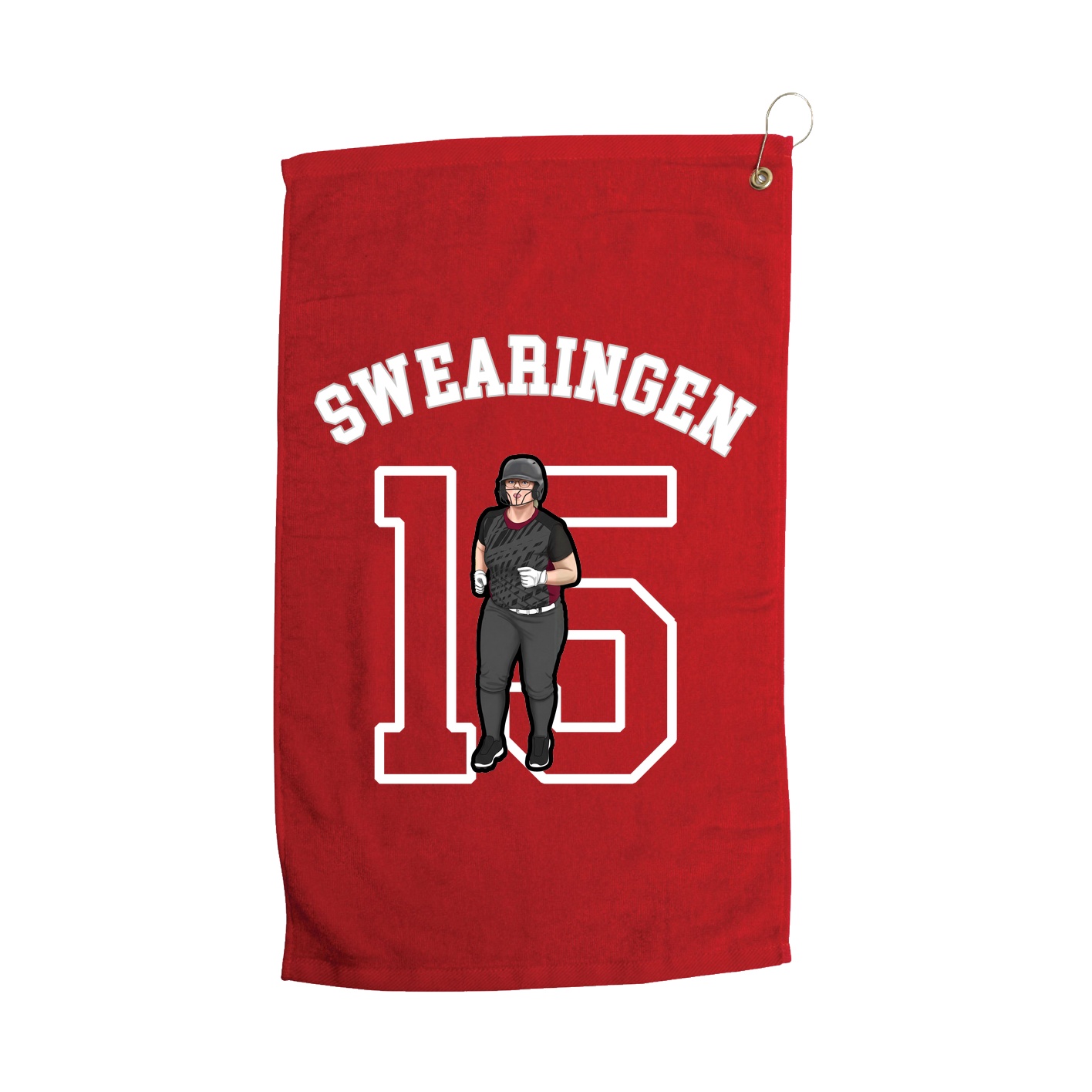 Golf Towel — Shirsey Arch in Red