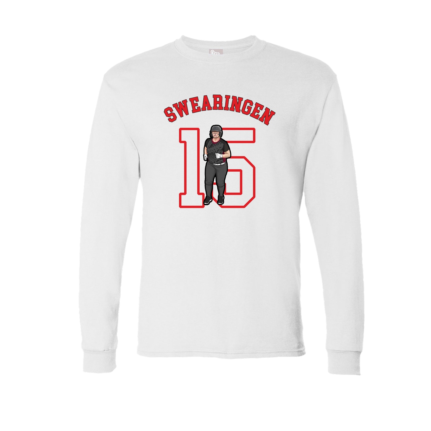 Long Sleeve Tee — Shirsey Arch in White