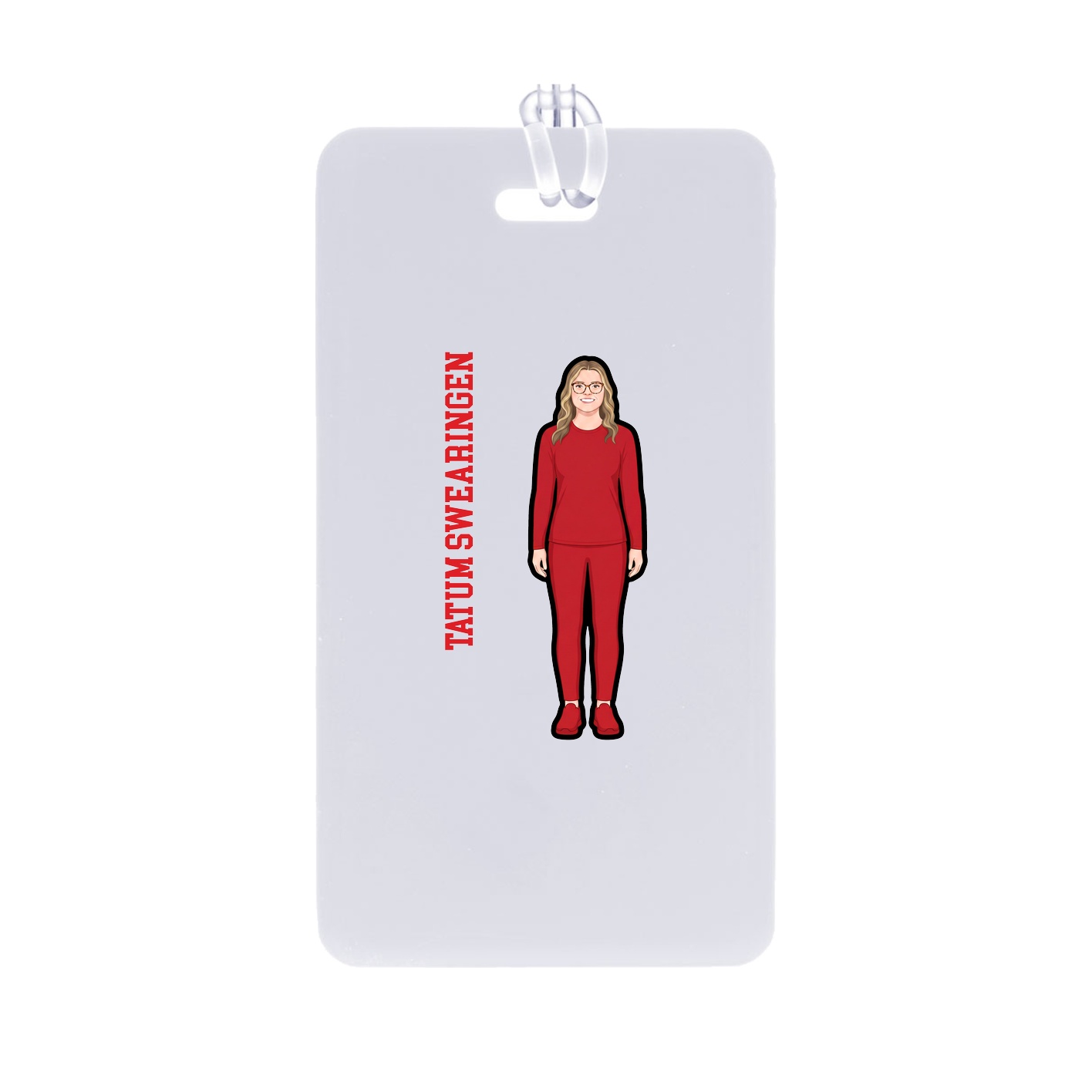 Bag Tag — Name Vertical in Classic